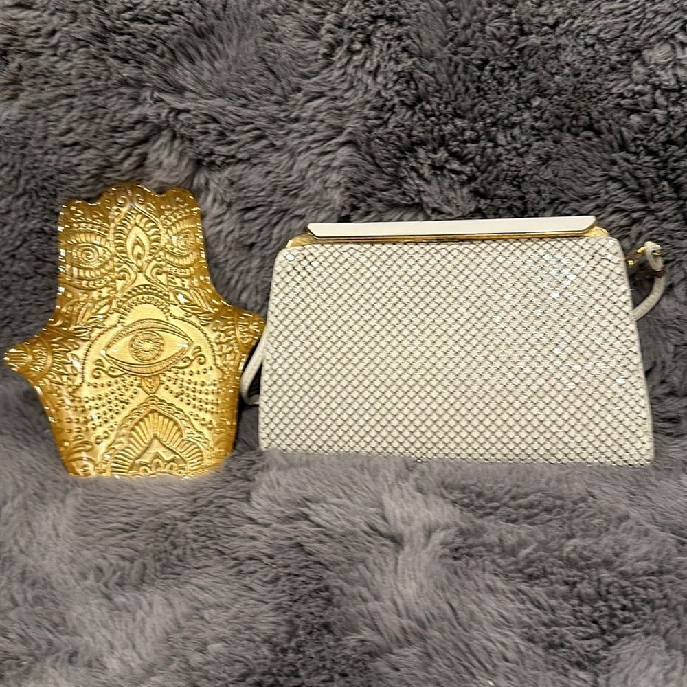 WHITNEY AND BAKER IVORY PURSE